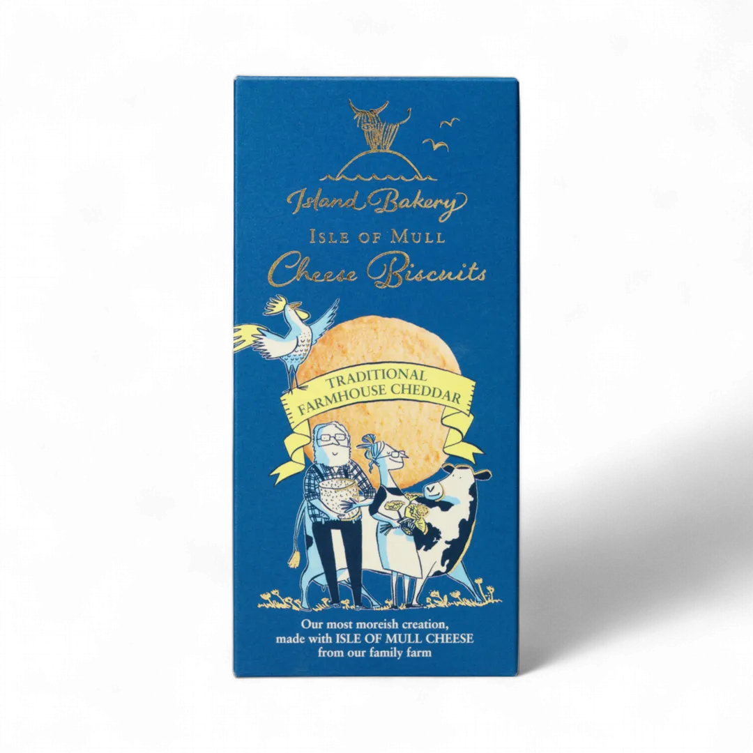 Island Bakery Organics, Isle of Mull Cheese Biscuits Traditional Cheddar