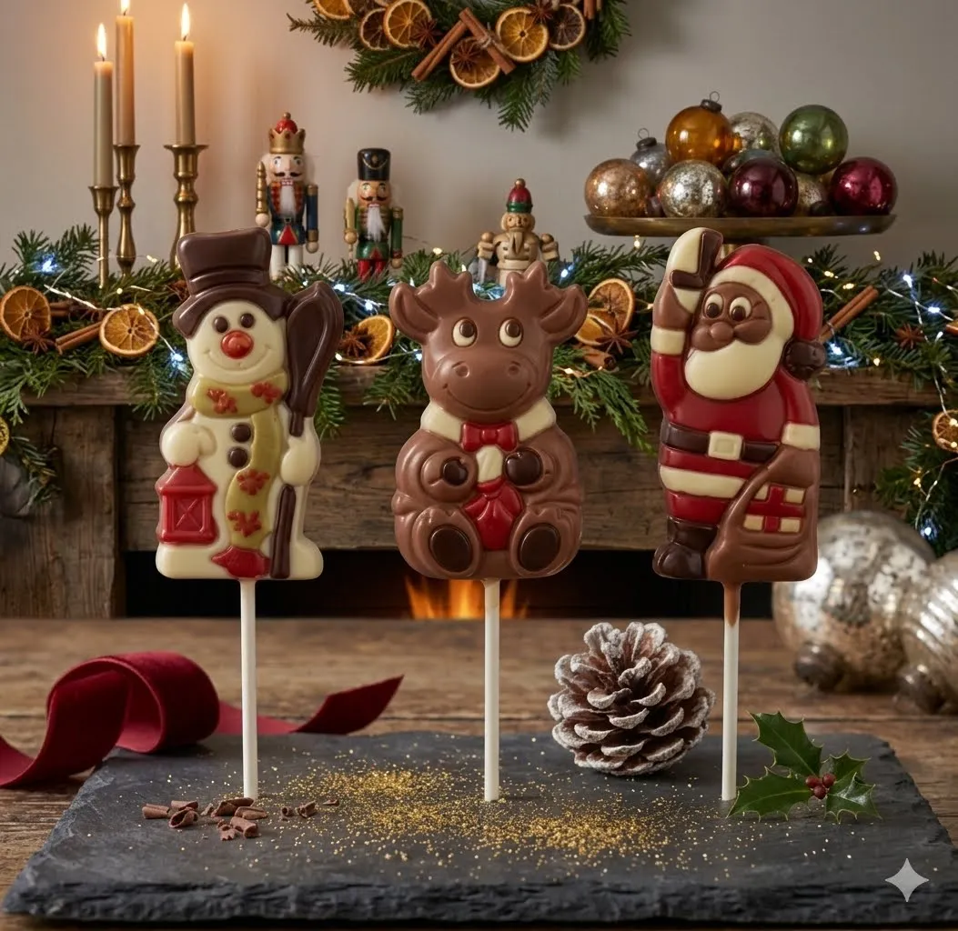 Ickx Reindeer / Santa / Snowman on Stick
