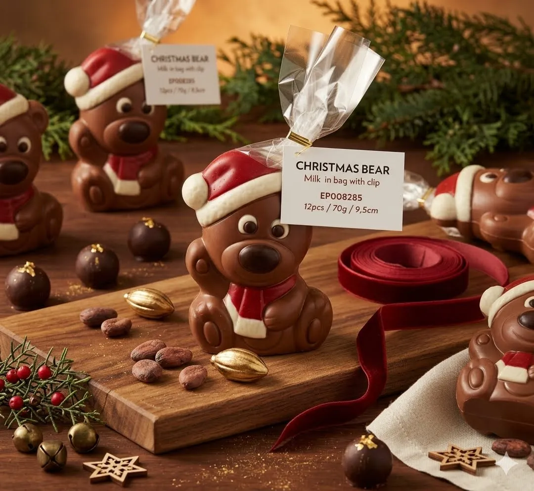 Ickx Hollow Christmas Bear in Bag