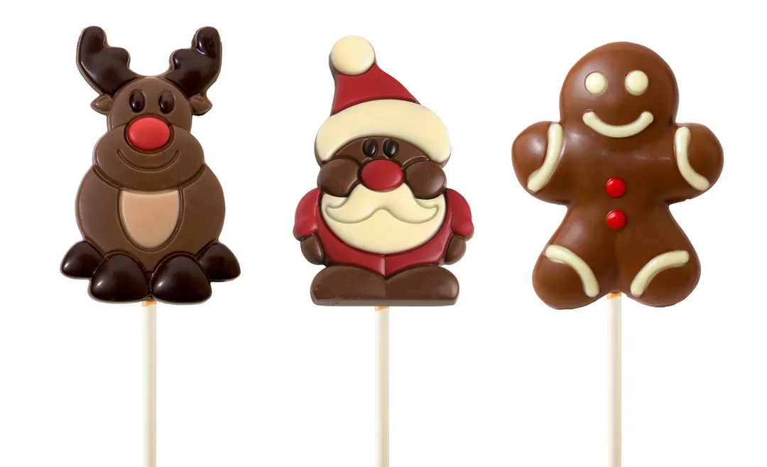 Ickx Reindeer / Santa / Gingerbread man on Stick