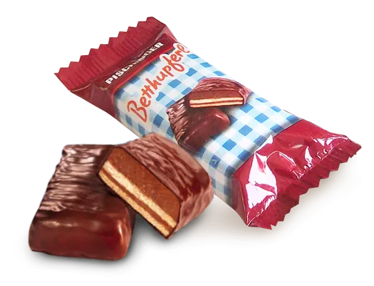 Pischinger Betthupferl - Dark Chocolate Filled with Hazelnut Brittle and Wafe...