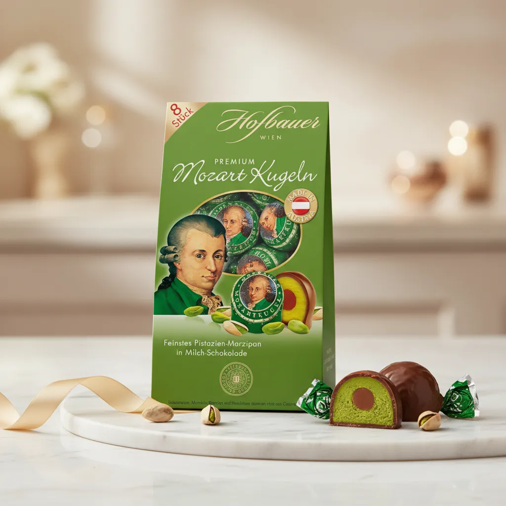 Hofbauer Mozart Balls Pistachio 160g