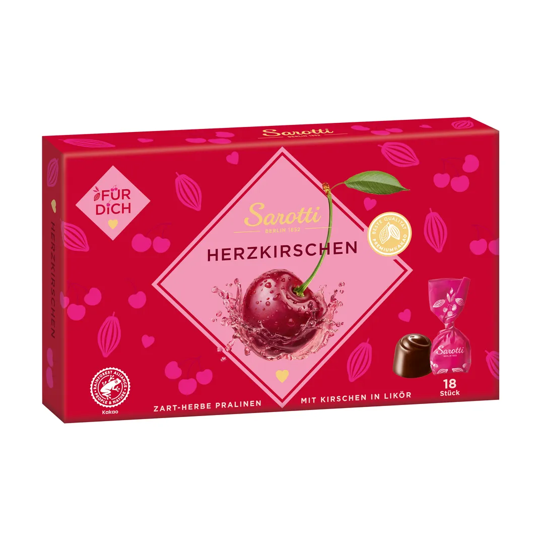 Sarotti Heart Cherries 250g