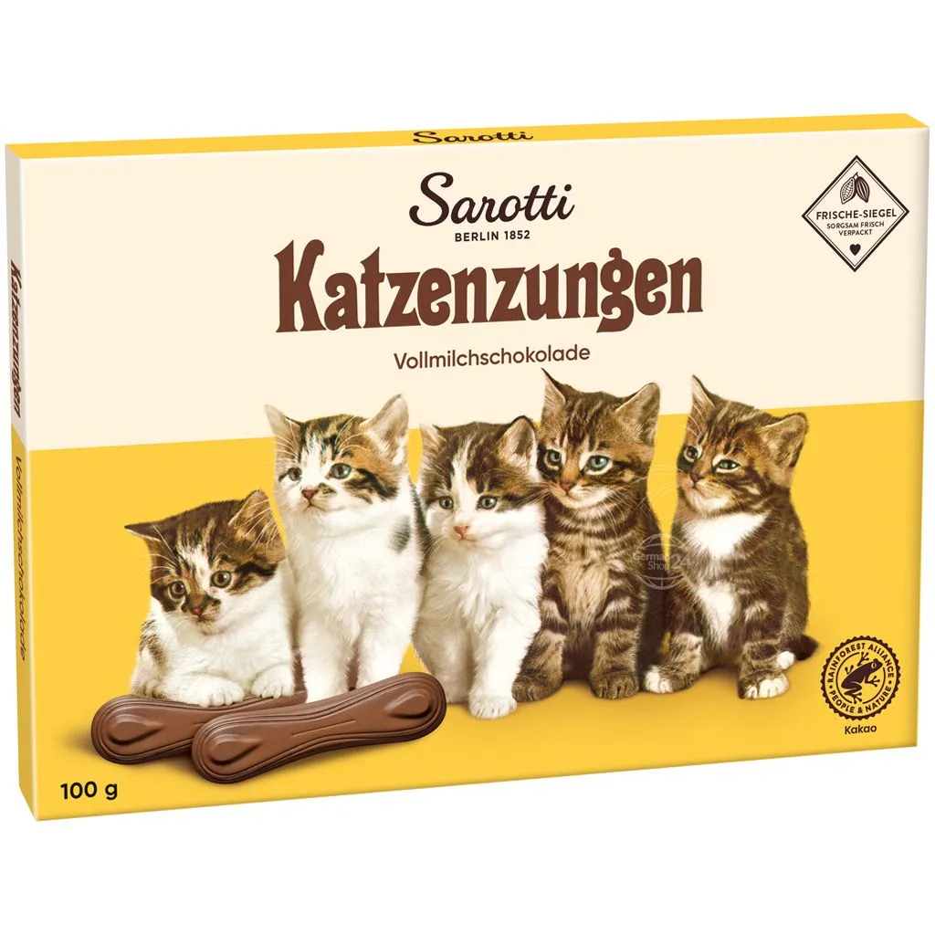 Sarotti Milk Chocolate Cat Tongues Katzenzungen