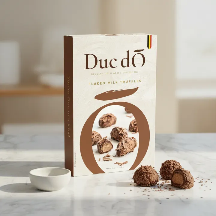 Duc d'O Flaked Truffles Milk 100g
