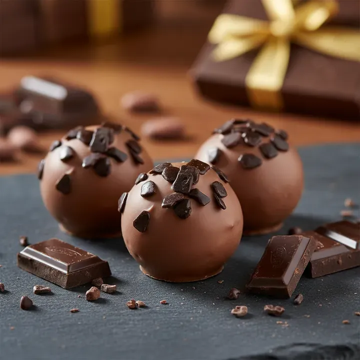 Ickx Irish Cream White Ganache Truffle-Praline
