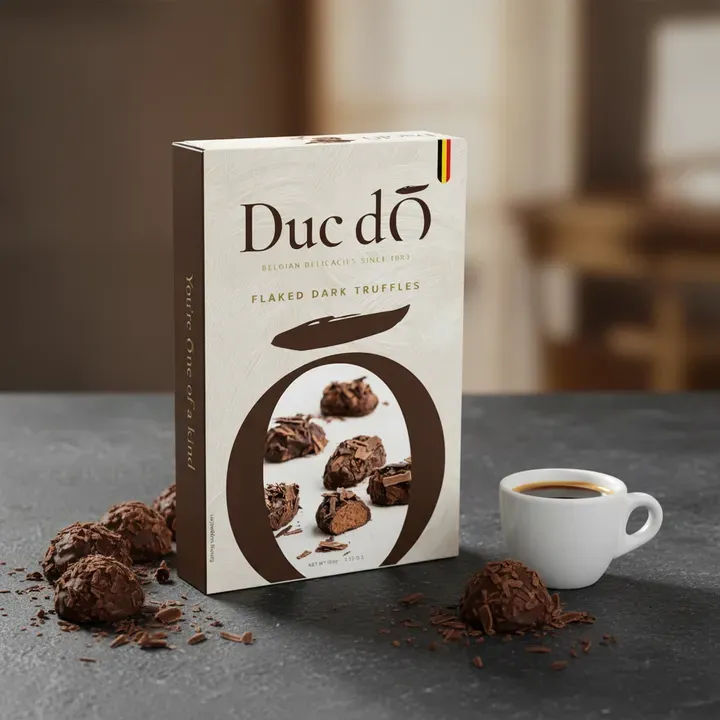 Duc d'O Flaked Truffles Dark 100g