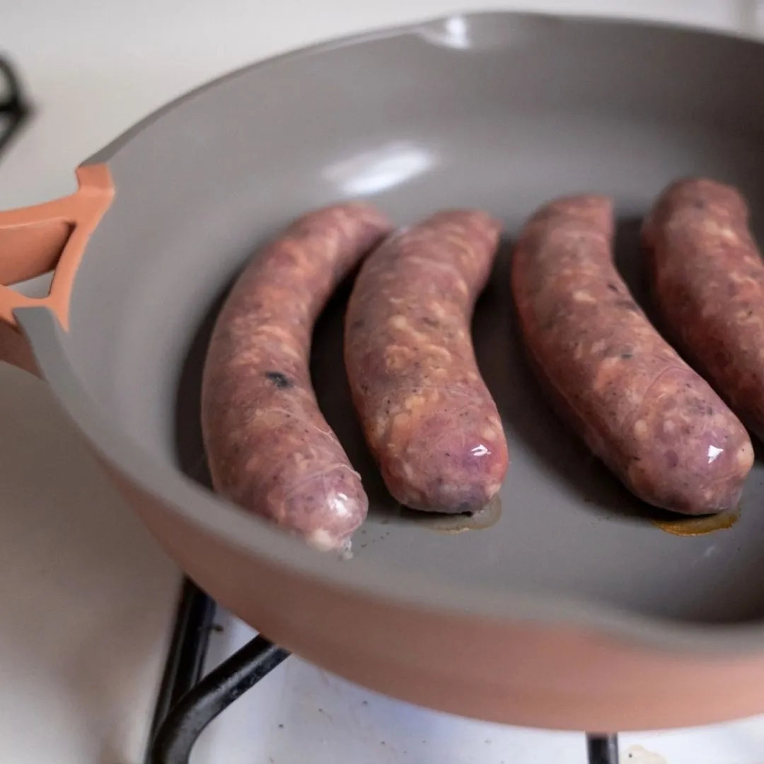 Duck Sausage with Figs