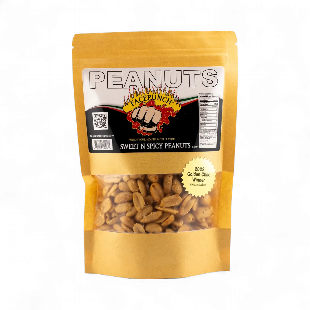 Peanuts seasoned with Sweet n Spicy Seasoning