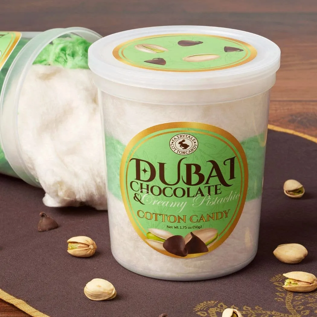 Dubai Chocolate Cotton Candy