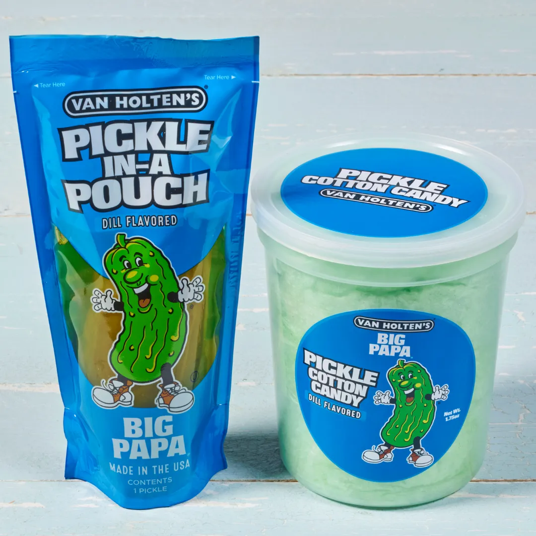 Van Holten's Big Papa Dill Pickle Cotton Candy