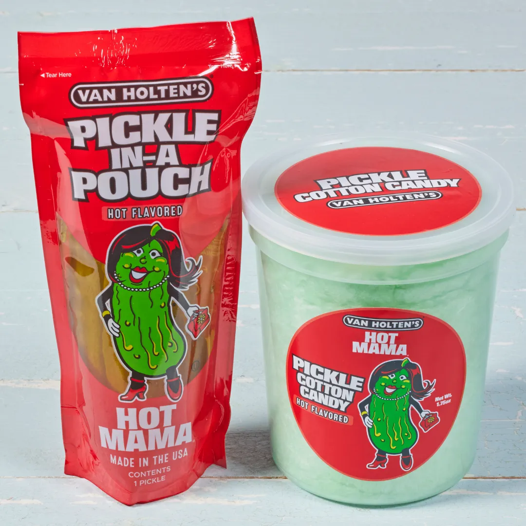 Van Holten's Hot Mama Spicy Pickle Cotton Candy