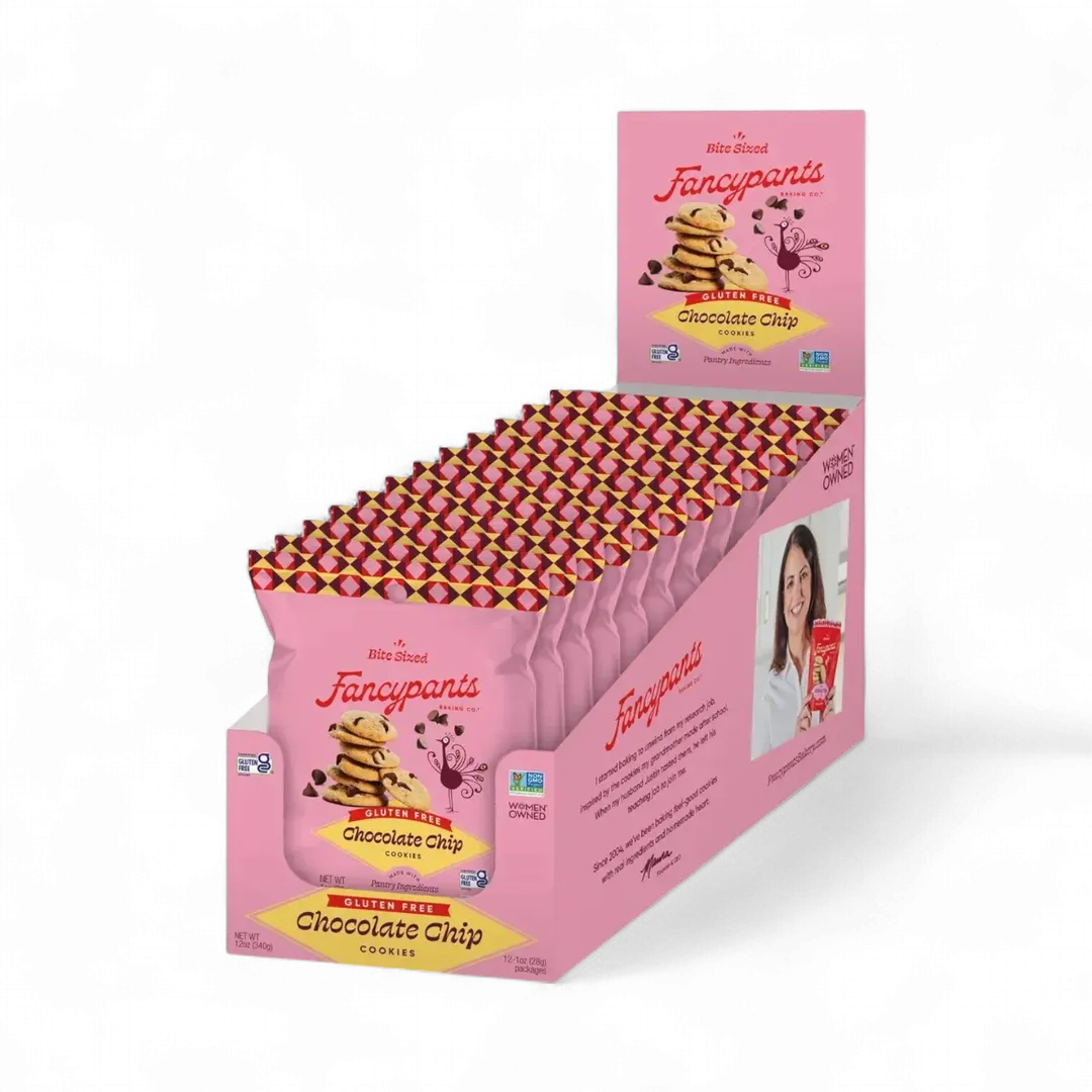Gluten Free Chocolate Chip Cookies | 1-oz Mini Snack Packs | Impulse Checkout