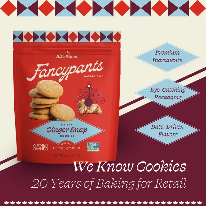 Gingersnap Cookies | Spiced Classic | 5-oz Pouch