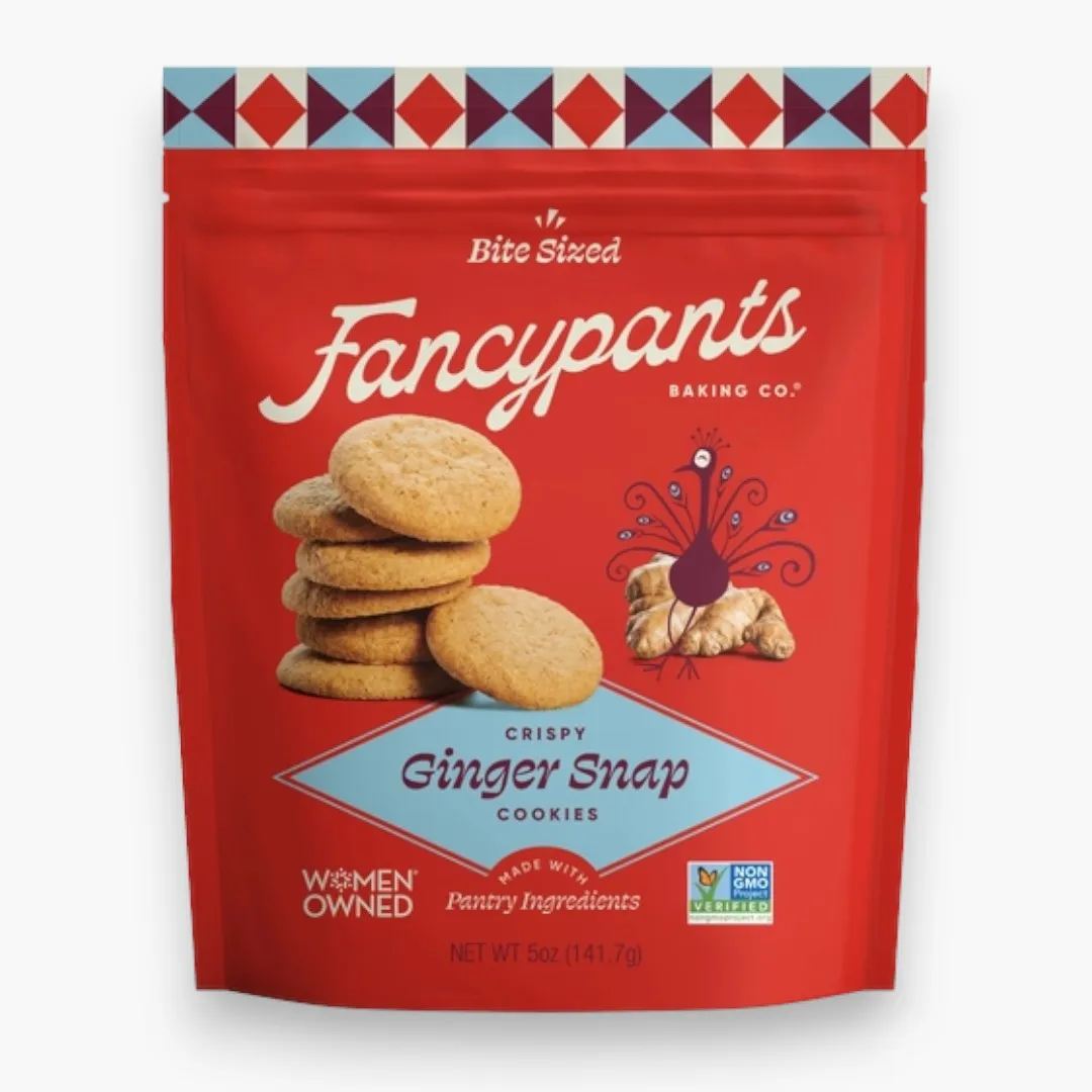 Gingersnap Cookies | Spiced Classic | 5-oz Pouch