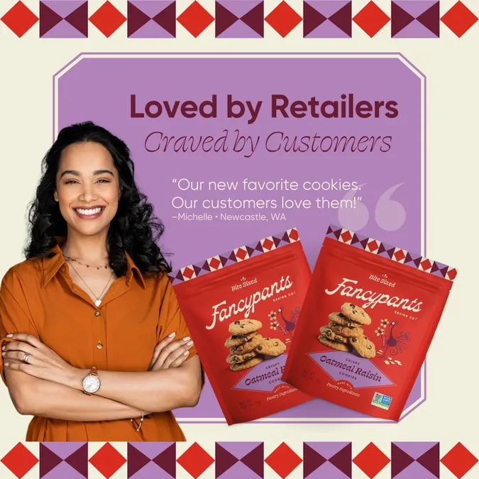 Oatmeal Raisin Cookies | Crisp Classic | 5-oz Pouch