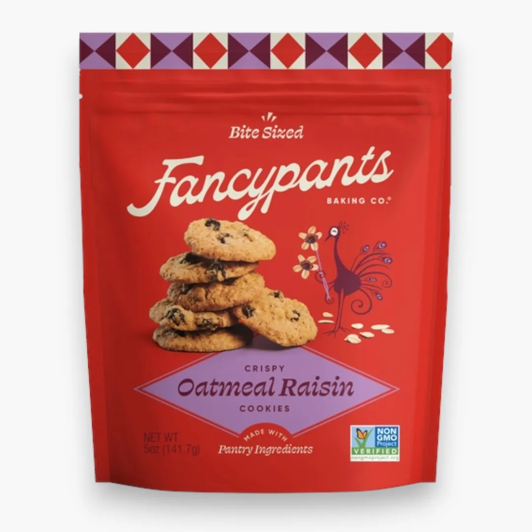 Oatmeal Raisin Cookies | Crisp Classic | 5-oz Pouch