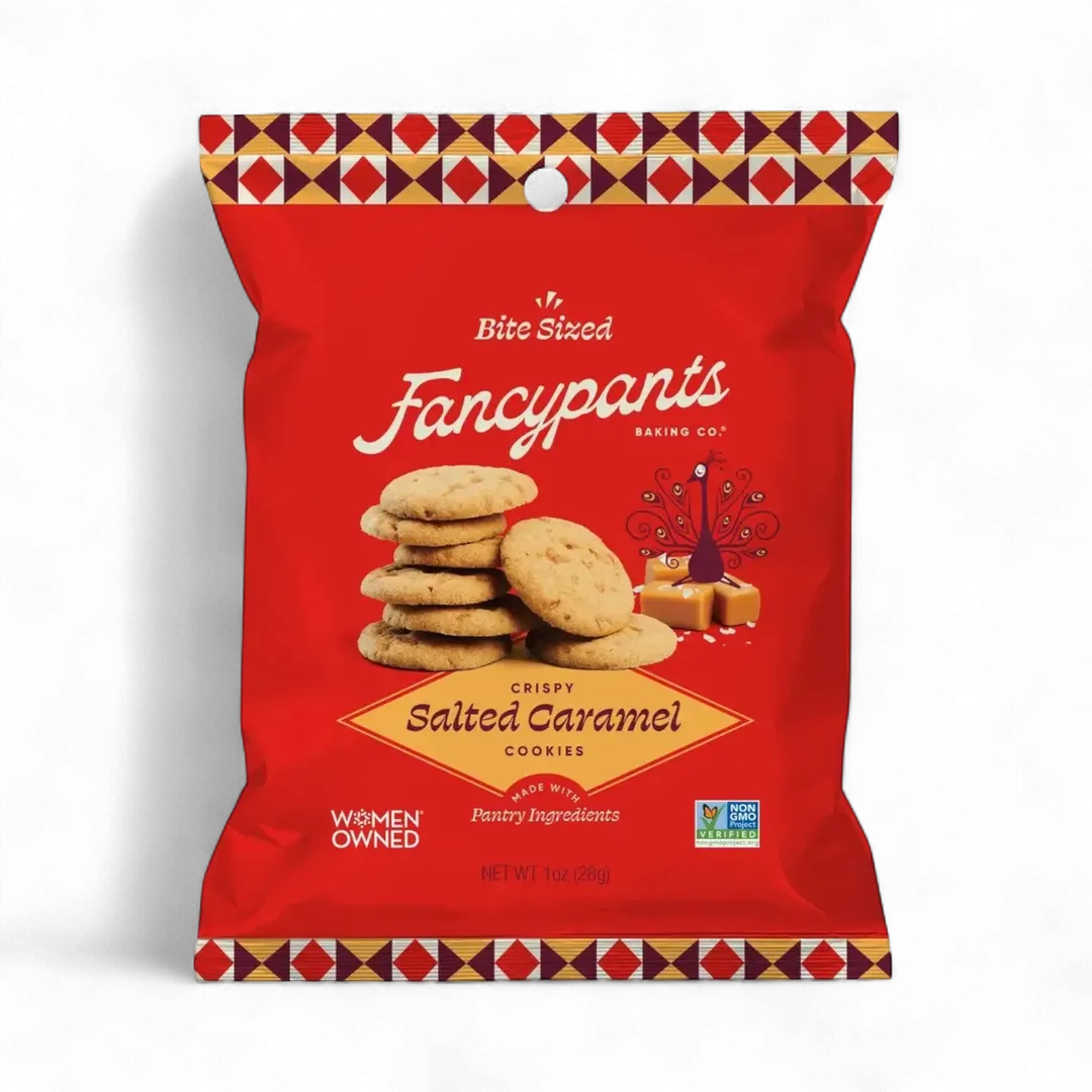 Salted Caramel Cookies | 1-oz Mini Snack Packs | Impulse Checkout
