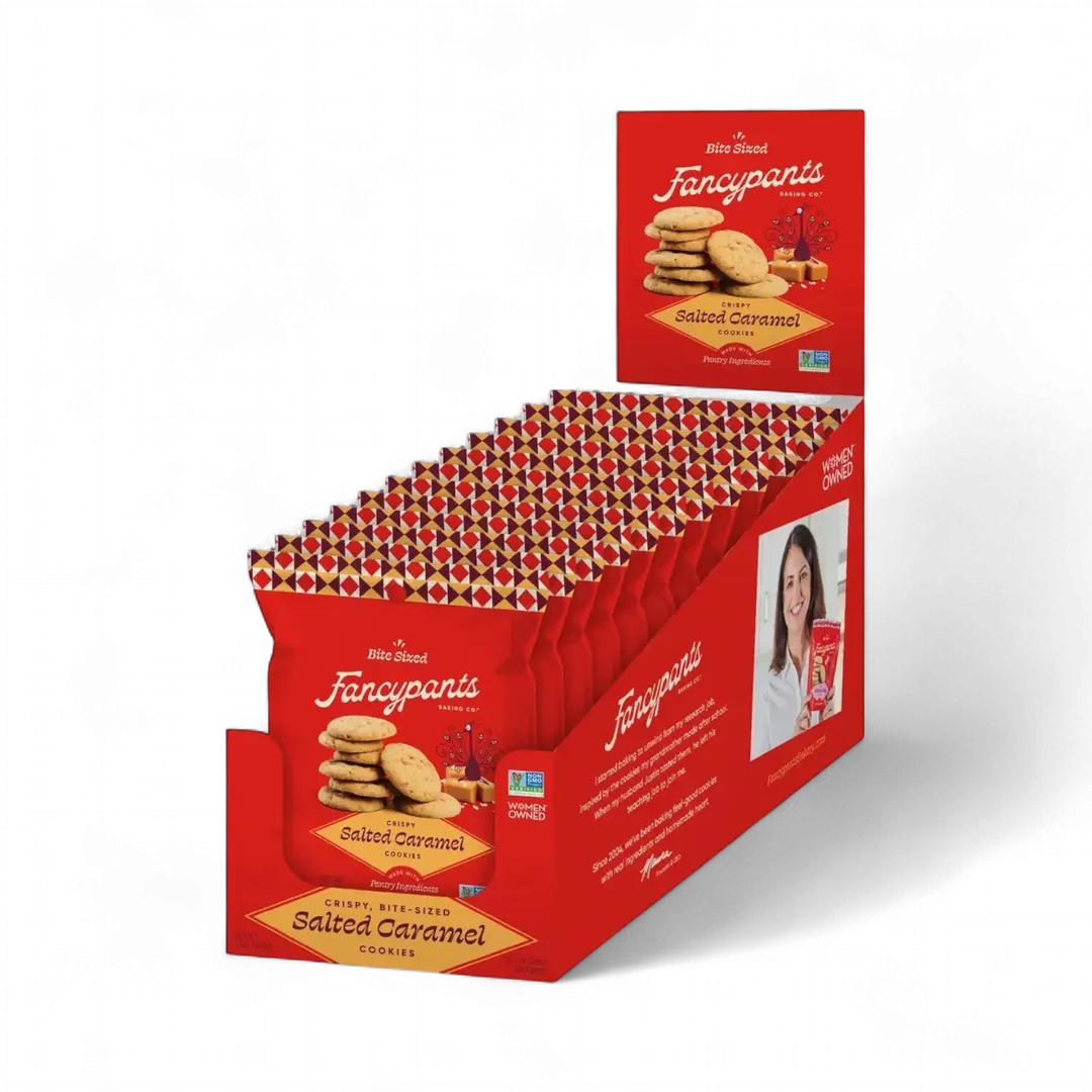 Salted Caramel Cookies | 1-oz Mini Snack Packs | Impulse Checkout