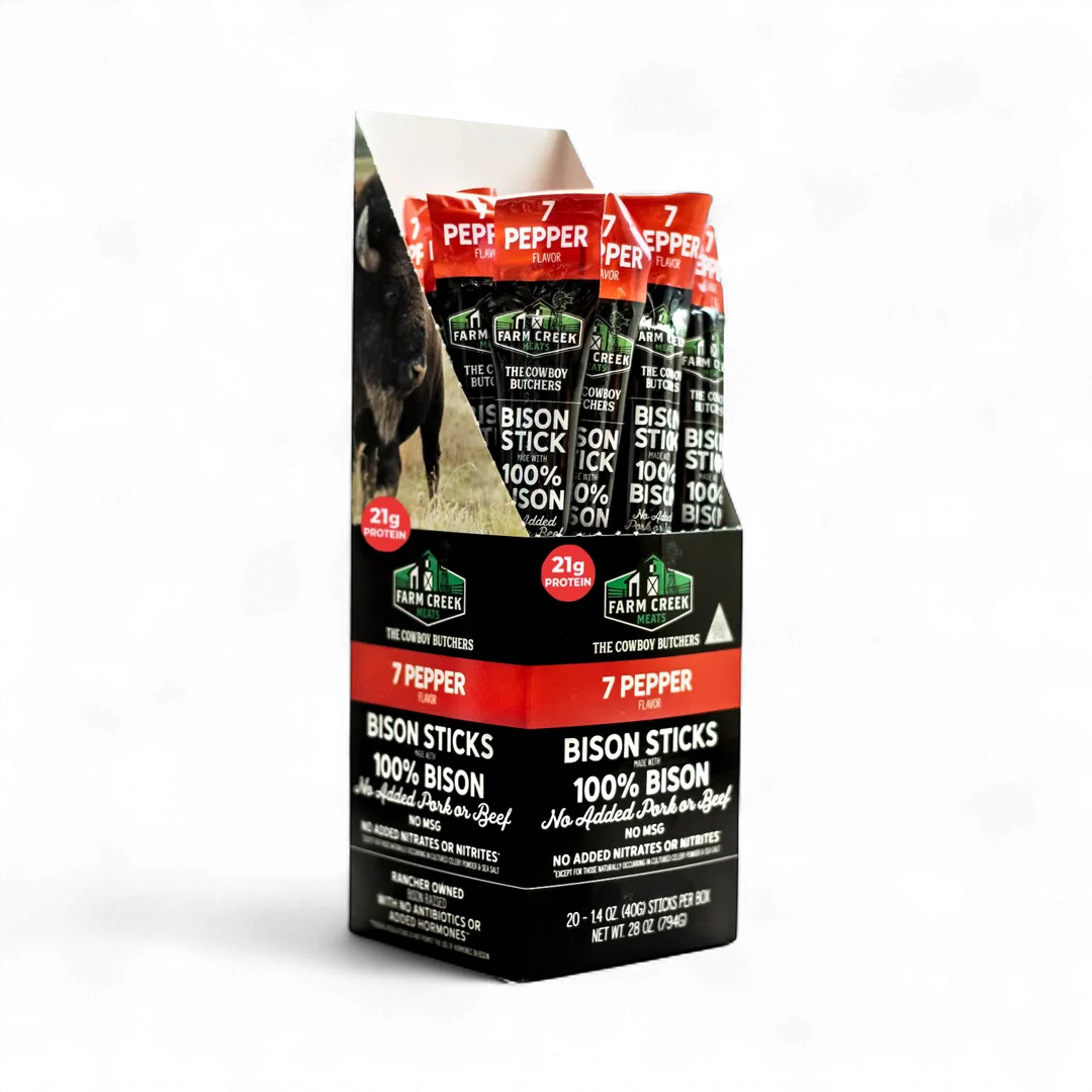 FCM 7 Pepper 100% Bison Stick