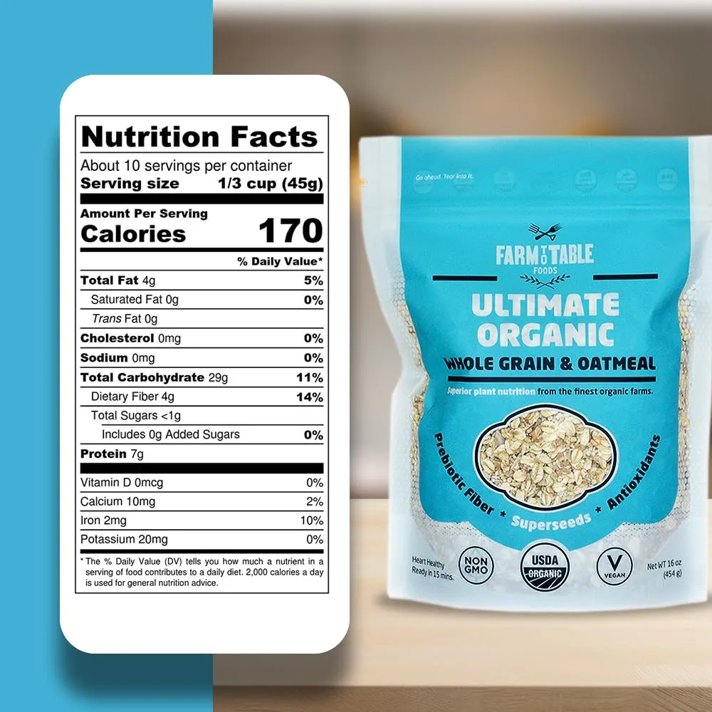 Ultimate Organic Whole Grain & Oatmeal