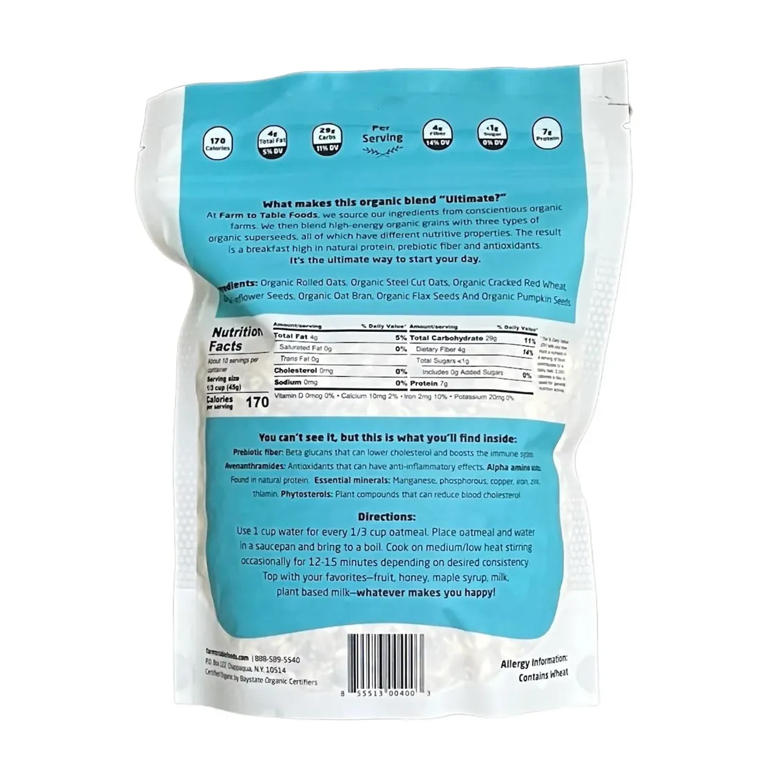 Ultimate Organic Whole Grain & Oatmeal