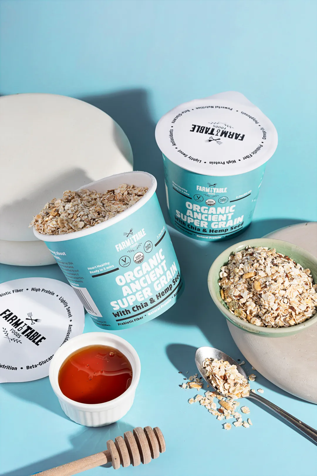  Organic Hemp and Chia Ancient Grain Oatmeal Cup