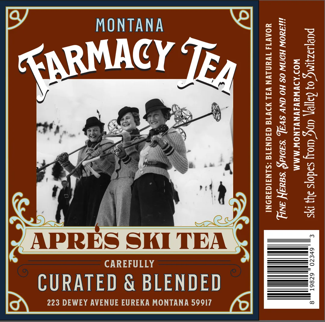 Aprés Ski Tea Vintage Skiing Tea inspired by the slopes 