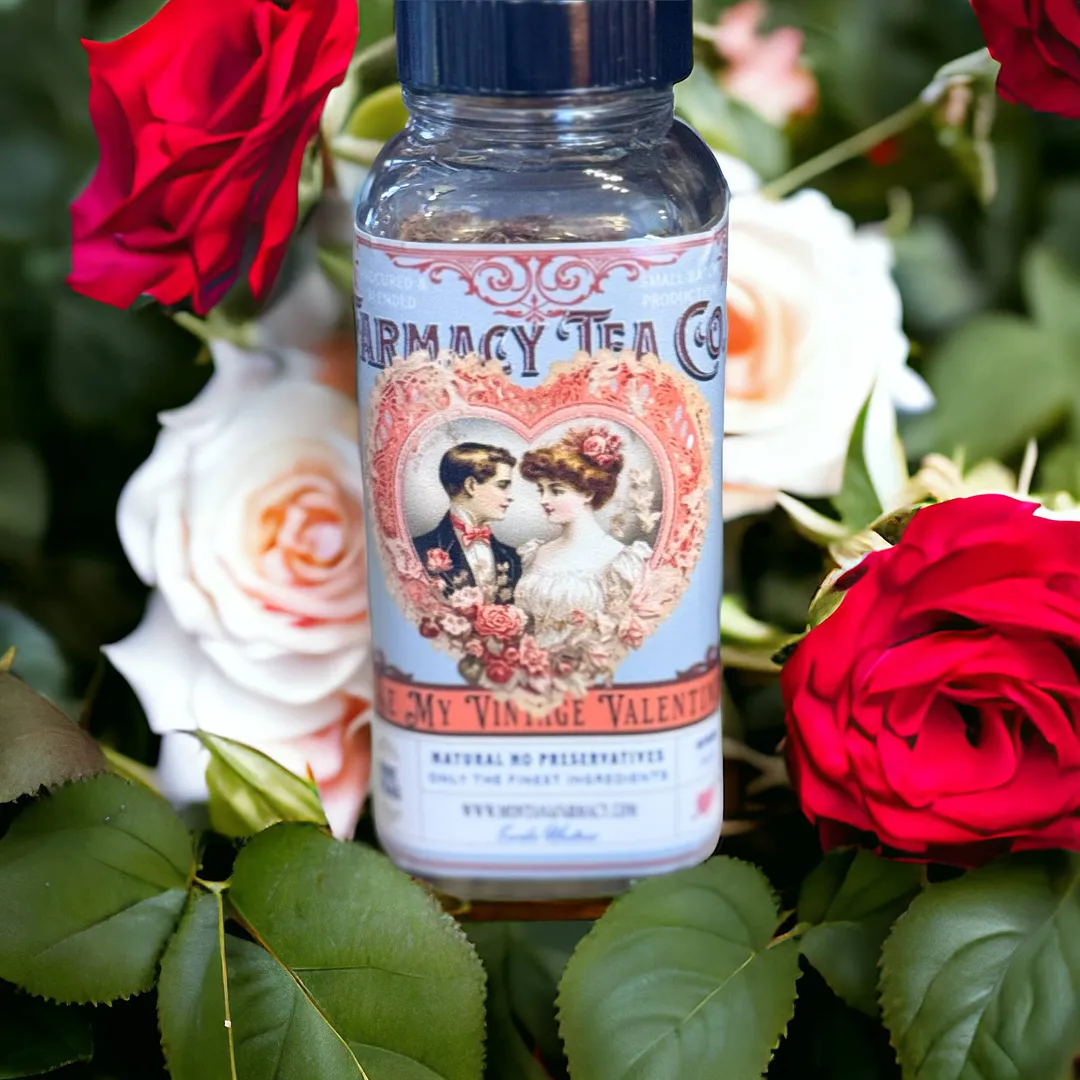 Be My Valentine Hearts Vintage Victorian Herbal Tea blend