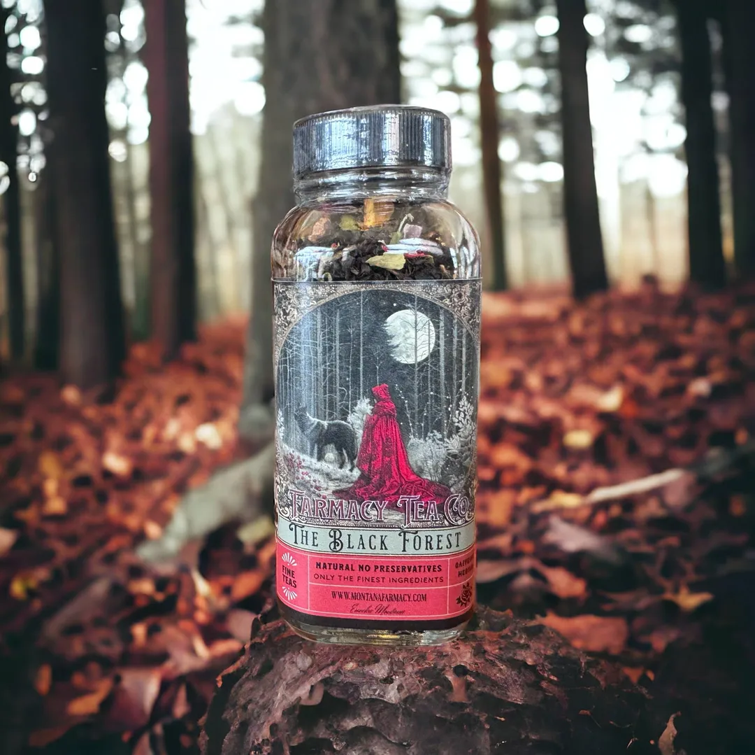Black Forest deep lovely Vintage Victorian Dark Academia Tea
