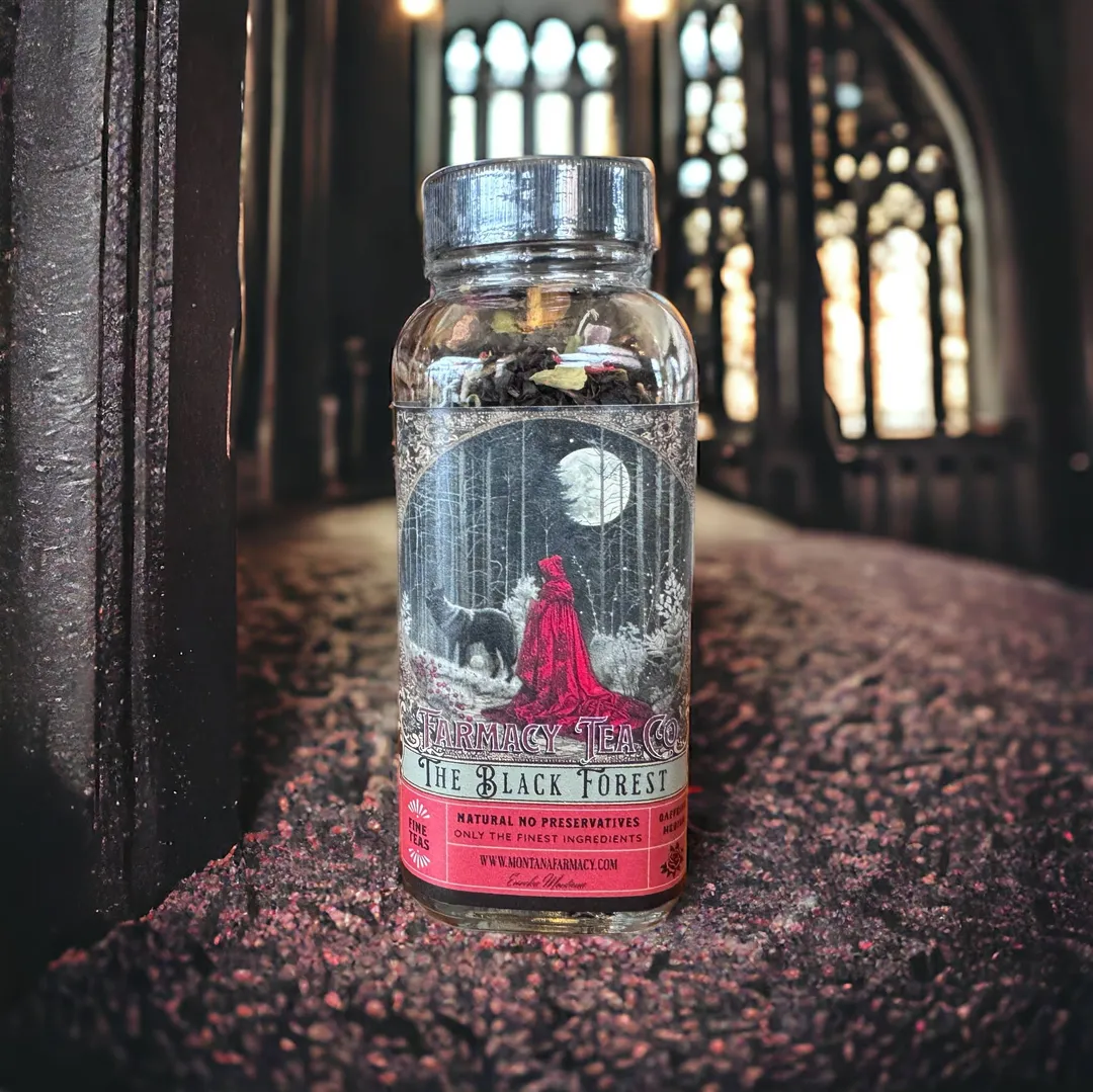 Black Forest deep lovely Vintage Victorian Dark Academia Tea