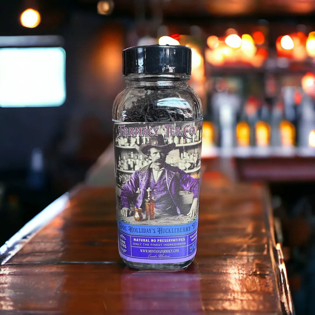 Doc Holliday's Wild West Huckleberry Elixir Tea Vintage Mtn