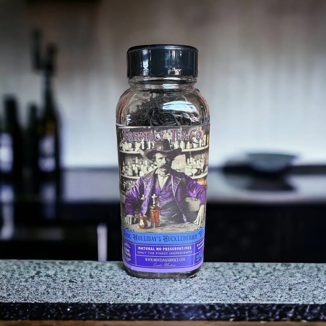 Doc Holliday's Wild West Huckleberry Elixir Tea Vintage Mtn