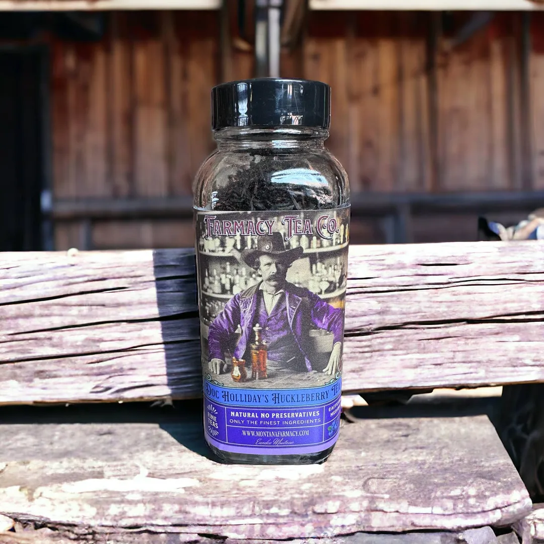 Doc Holliday's Wild West Huckleberry Elixir Tea Vintage Mtn