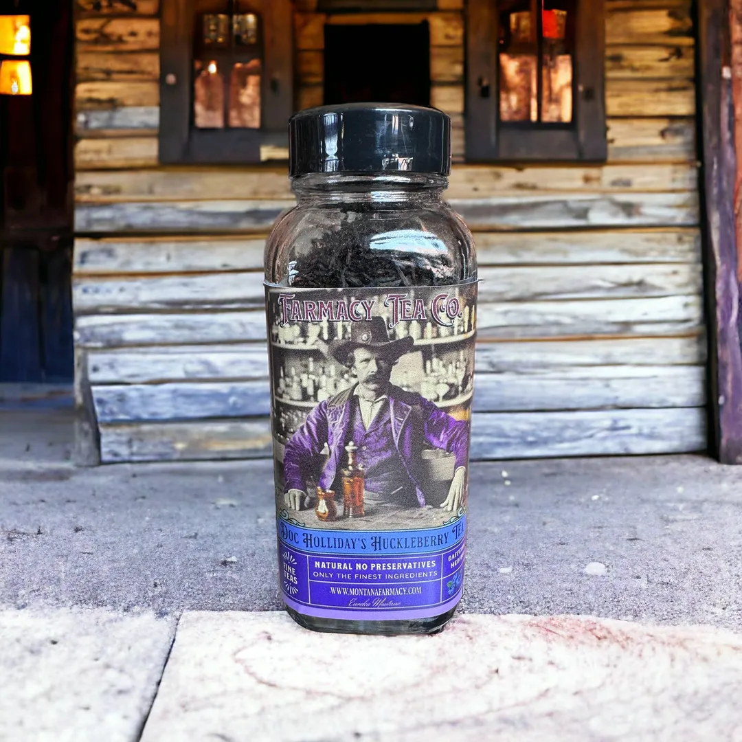 Doc Holliday's Wild West Huckleberry Elixir Tea Vintage Mtn
