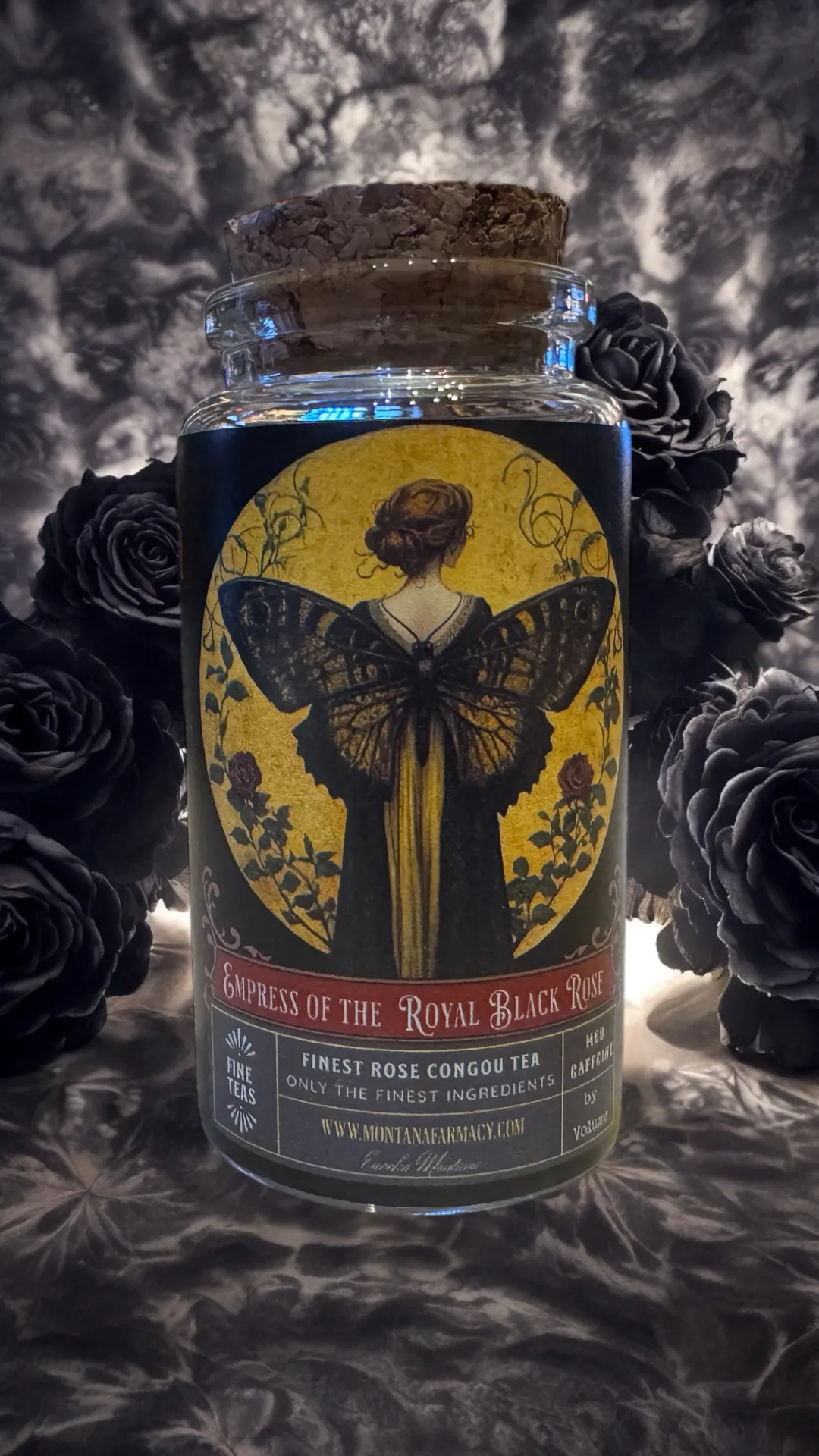 Empress of the Royal Black Roses Finest Congou Vintage Tea 