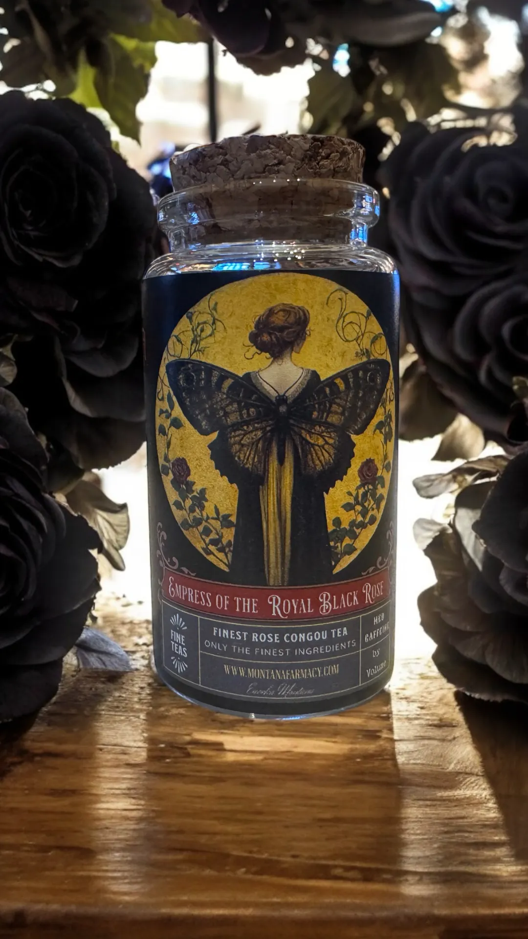 Empress of the Royal Black Roses Finest Congou Vintage Tea 