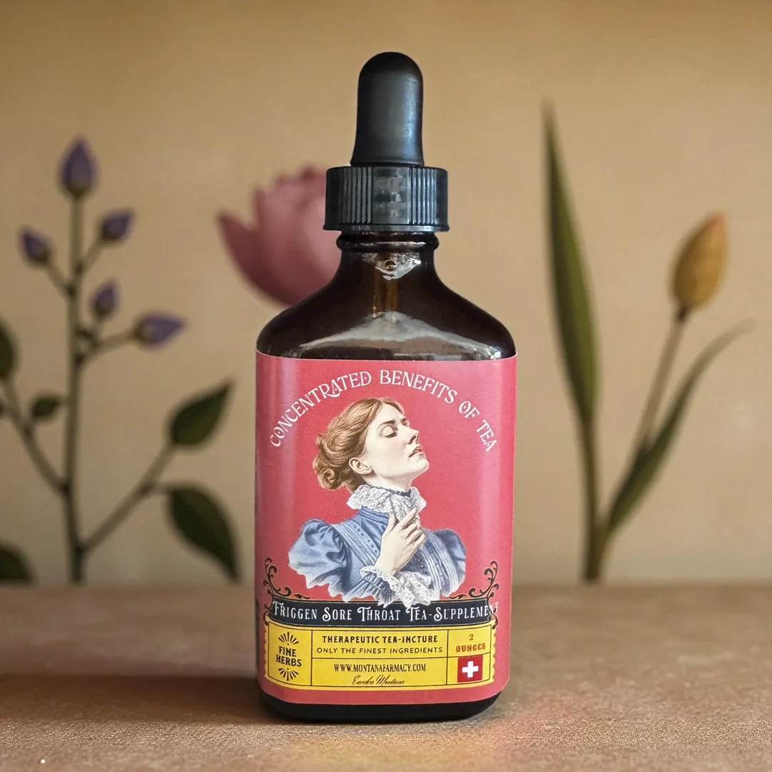 Friggen sharp throated Herbal Tea elixir Wellness Drops  
