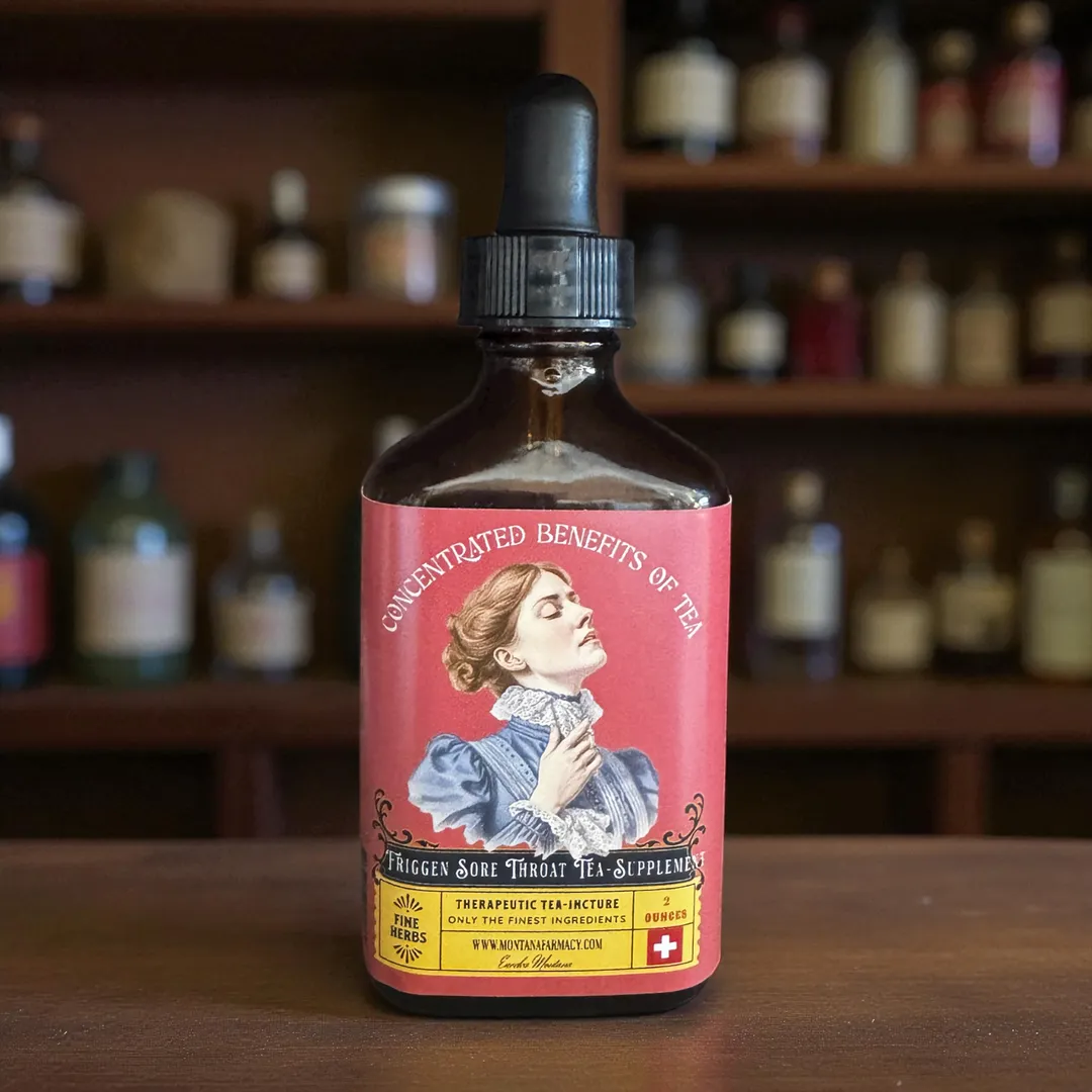 Friggen sharp throated Herbal Tea elixir Wellness Drops  