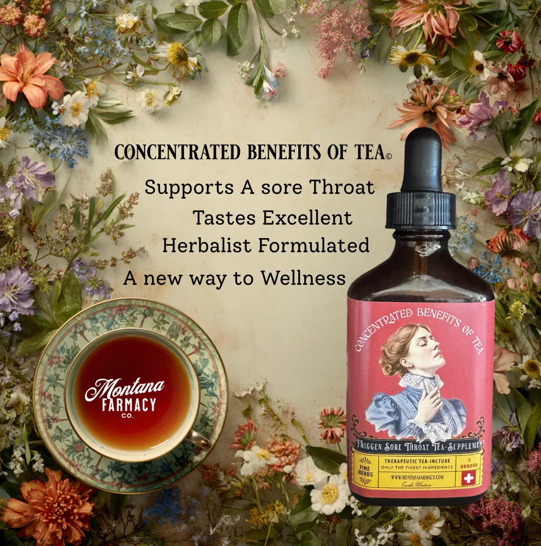 Friggen sharp throated Herbal Tea elixir Wellness Drops  