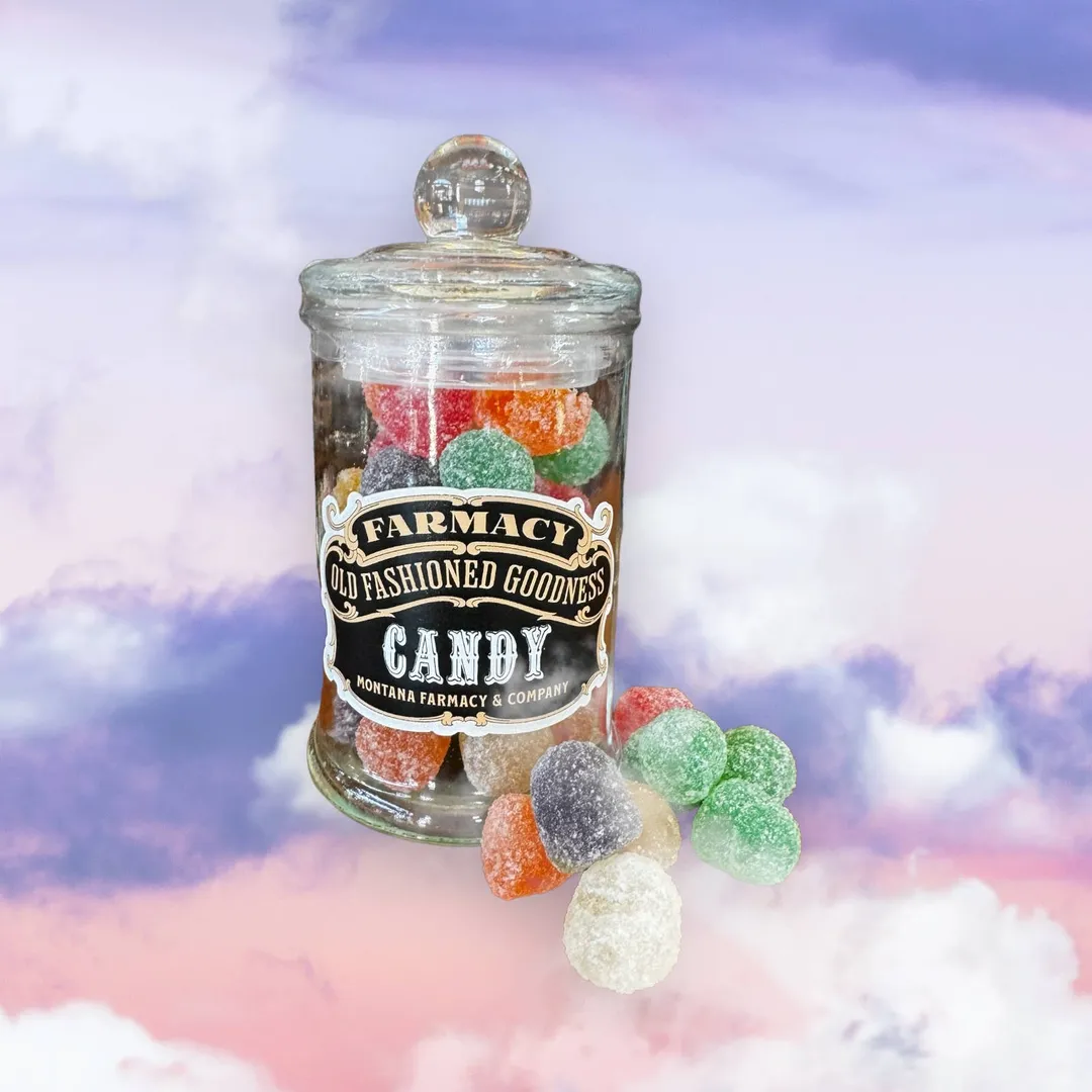 General store Spice Drops candy old fashioned Apoth Jar 
