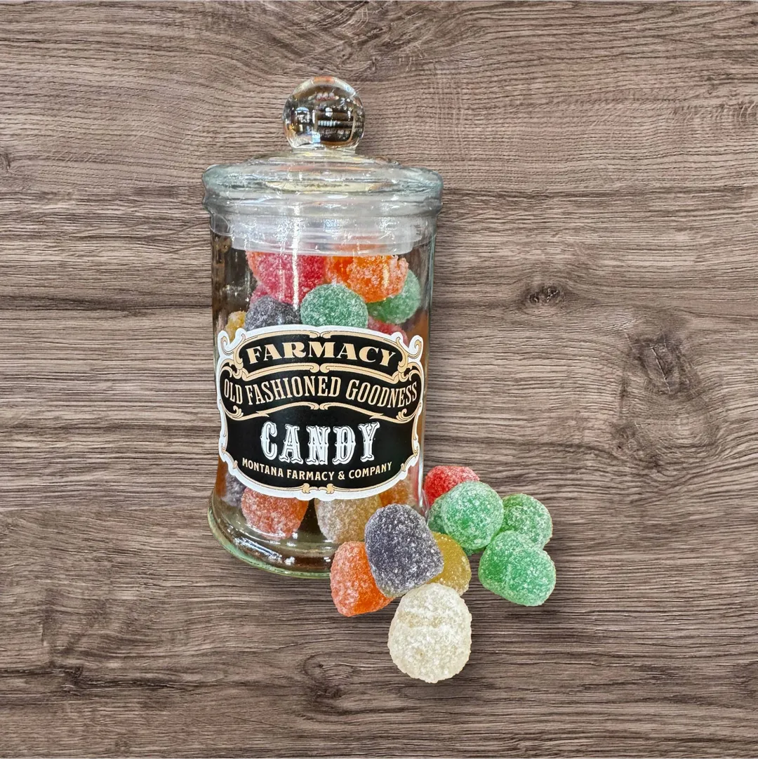 General store Spice Drops candy old fashioned Apoth Jar 