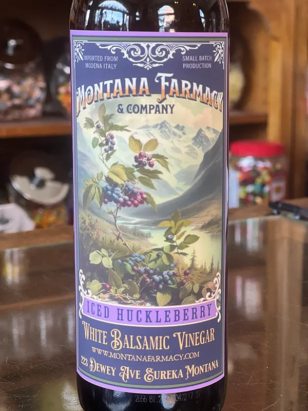Iced White Huckleberry balsamic 375ml Rocky Mountain