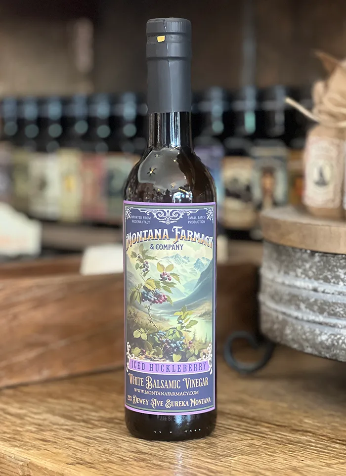 Iced White Huckleberry balsamic 375ml Rocky Mountain