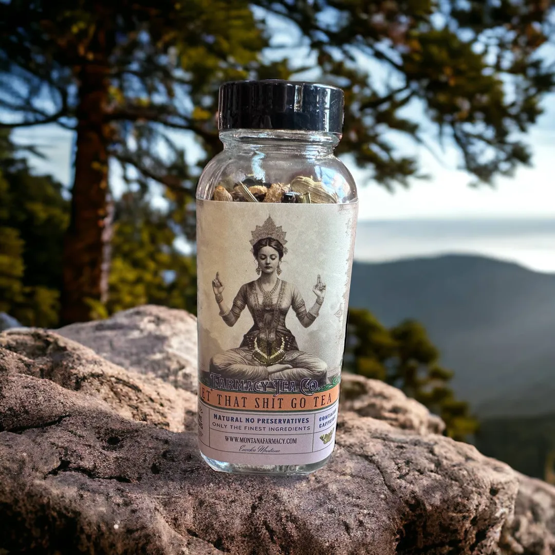 Let that Shit go Meditative, calming Ayurvedic yoga tea chai