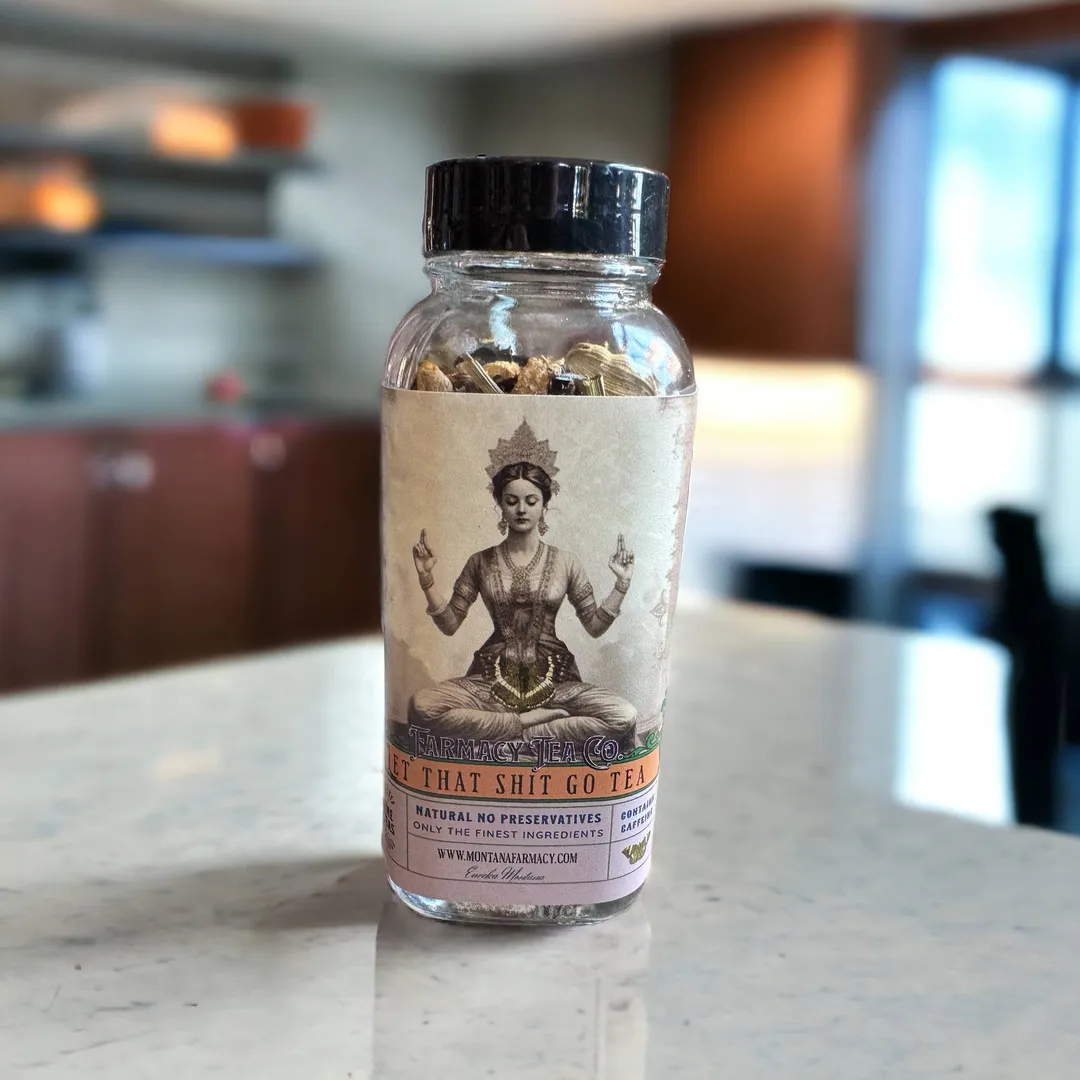 Let that Shit go Meditative, calming Ayurvedic yoga tea chai