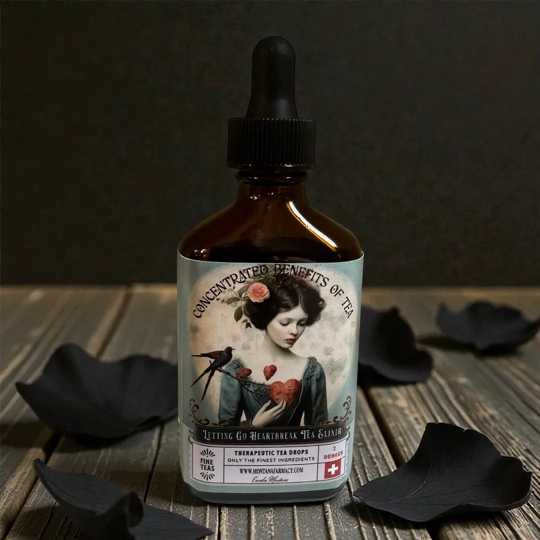 Letting Go Heartbreak Help Herbal Tea elixir Wellness Drops 
