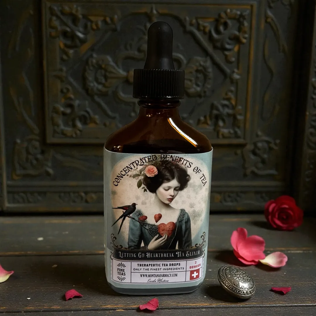 Letting Go Heartbreak Help Herbal Tea elixir Wellness Drops 