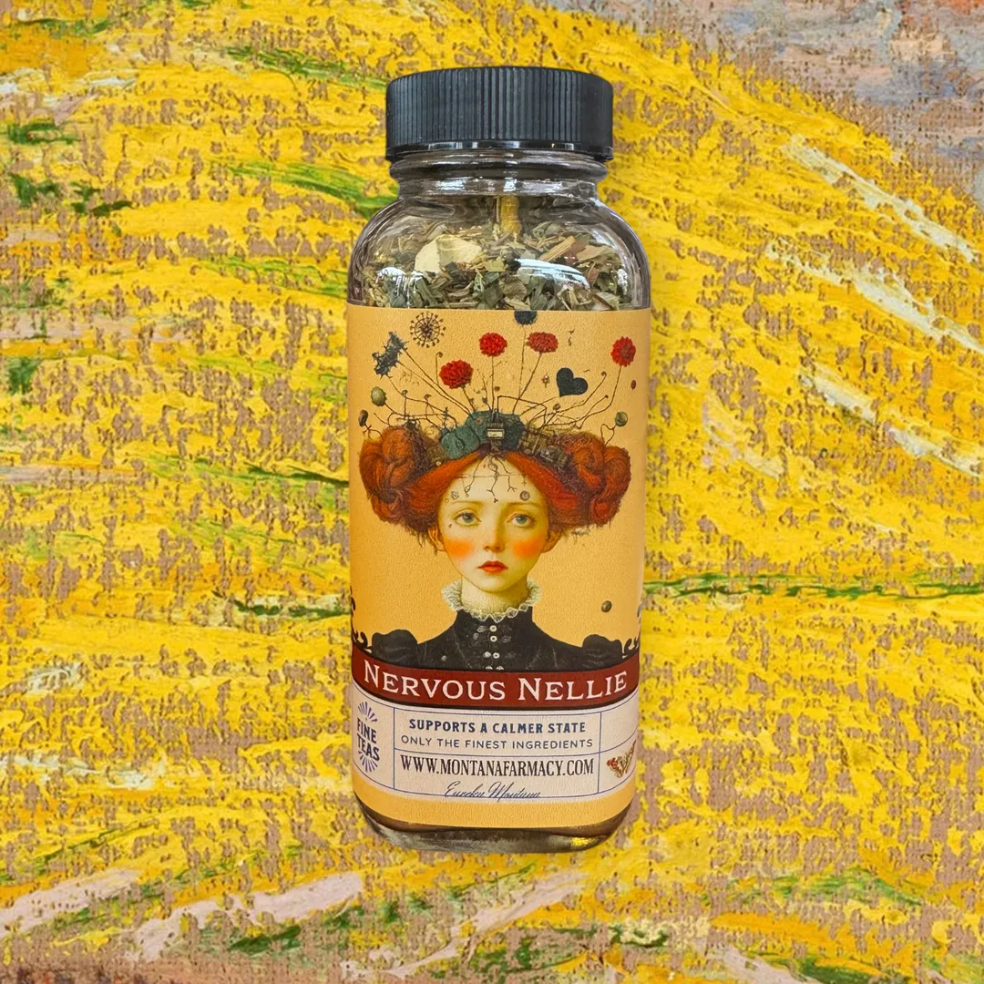 Lil Miss Nervous Nellie Calm Yer Nerves Worry Wort Tea 