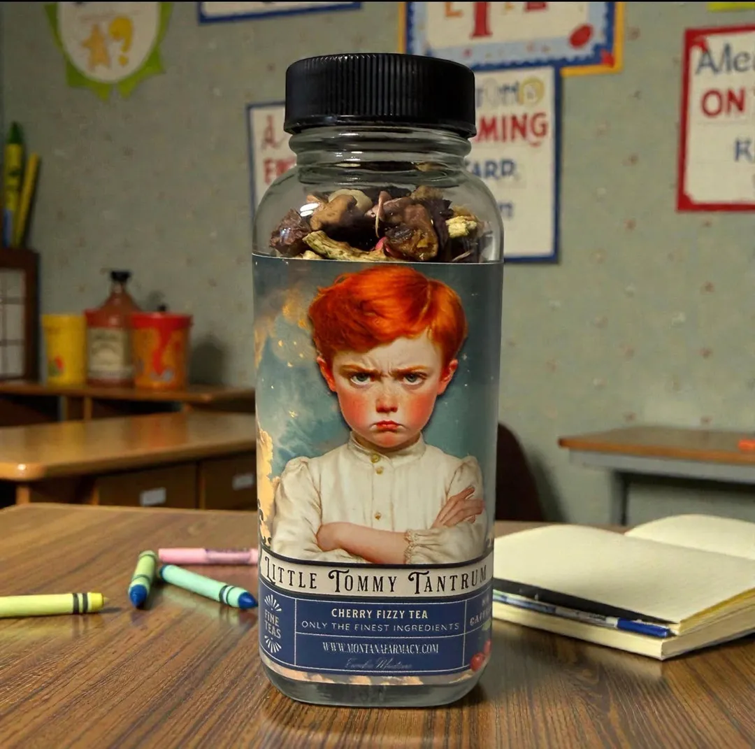 Little Tommy Tantrum Pity Party Tea Fizzy Grapefruit Cherry